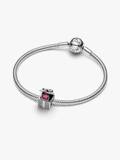 Charm de caixa de presente brilhante