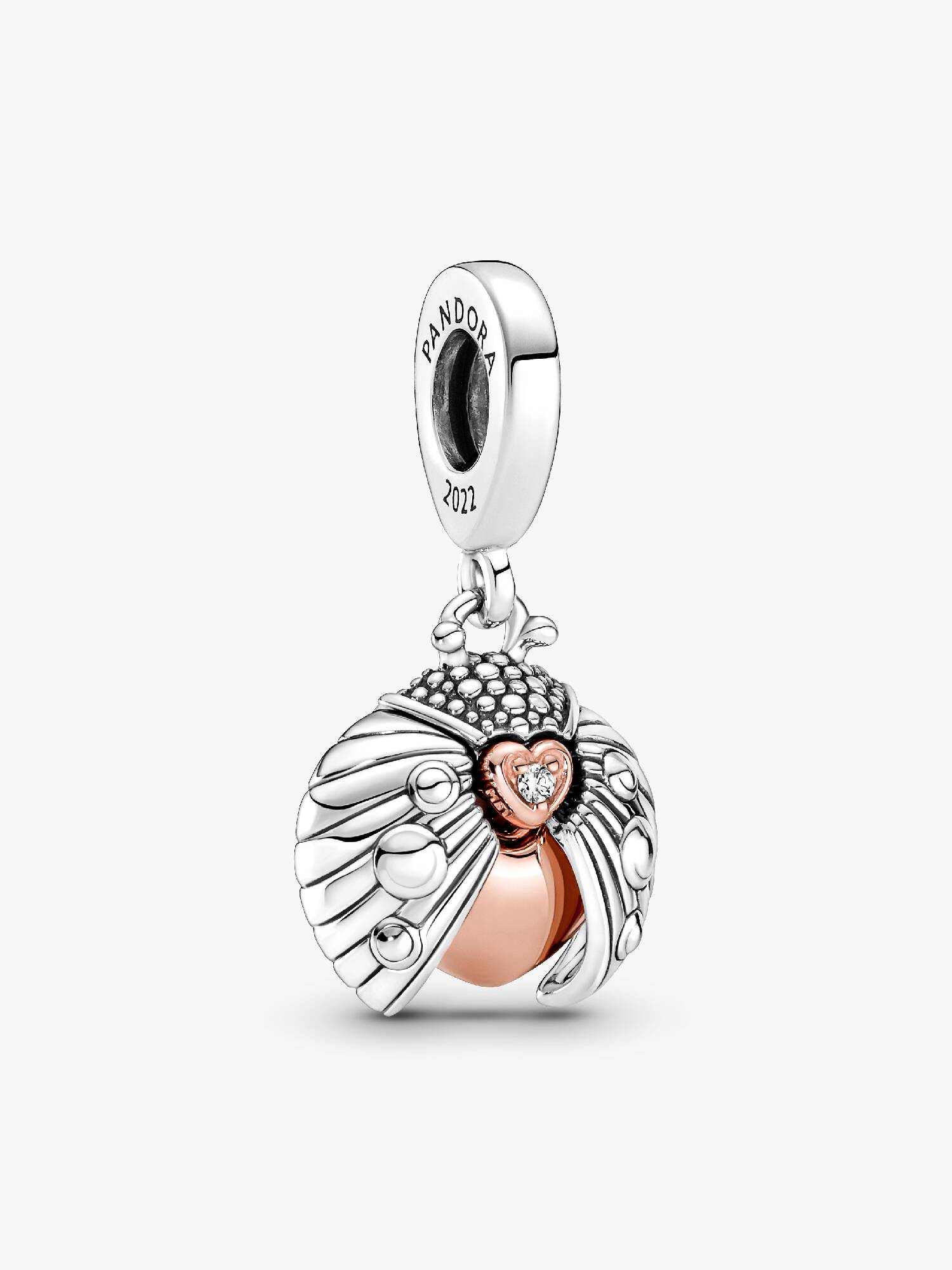 Charm Pendente My Pandora 2022 Mariquita Y Coração