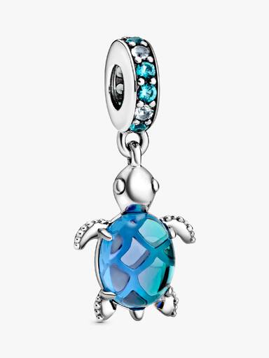 Charm Pendente de Tartaruga Marinha em Vidro de Murano