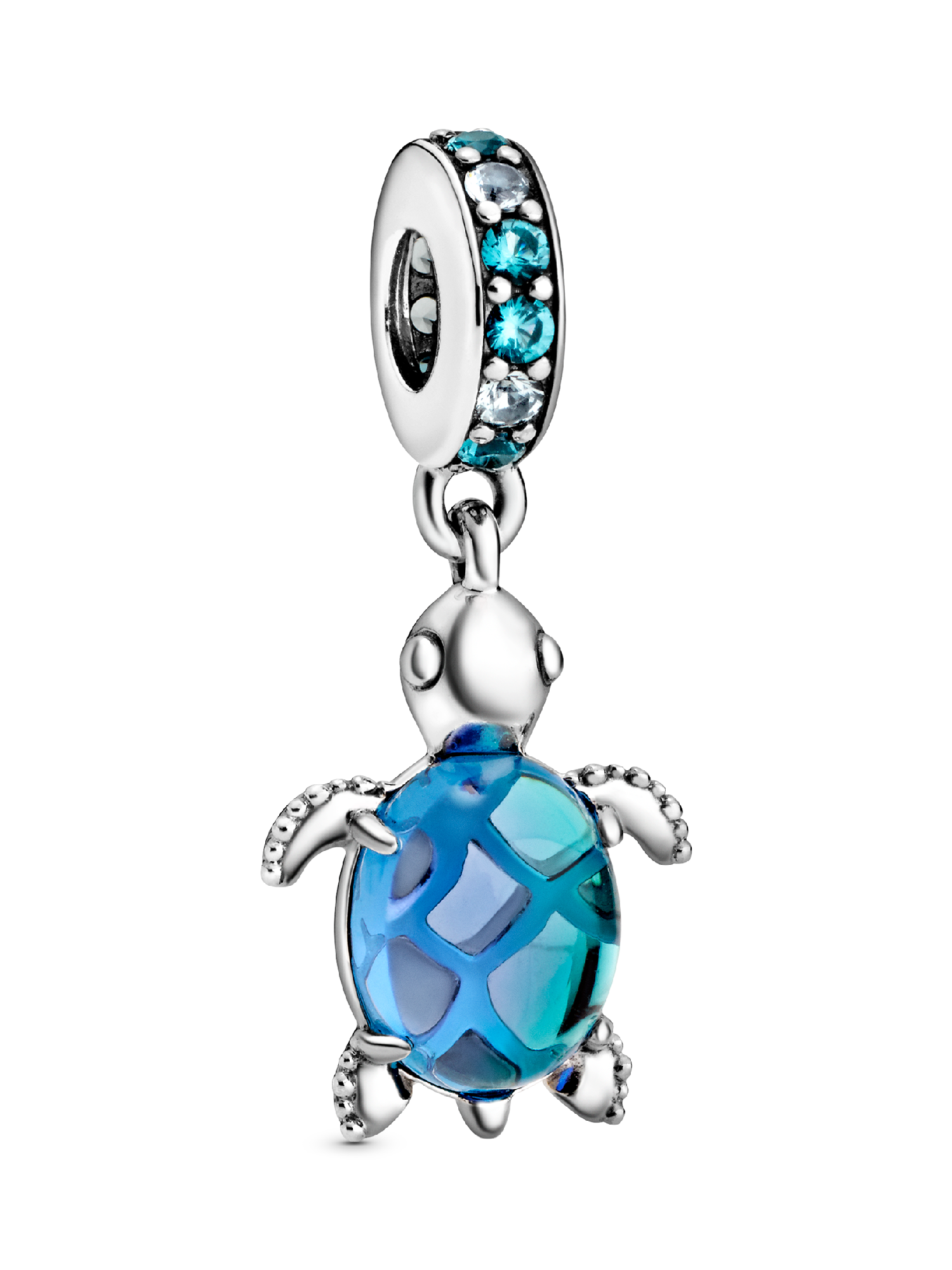 Charm Pendente de Tartaruga Marinha em Vidro de Murano