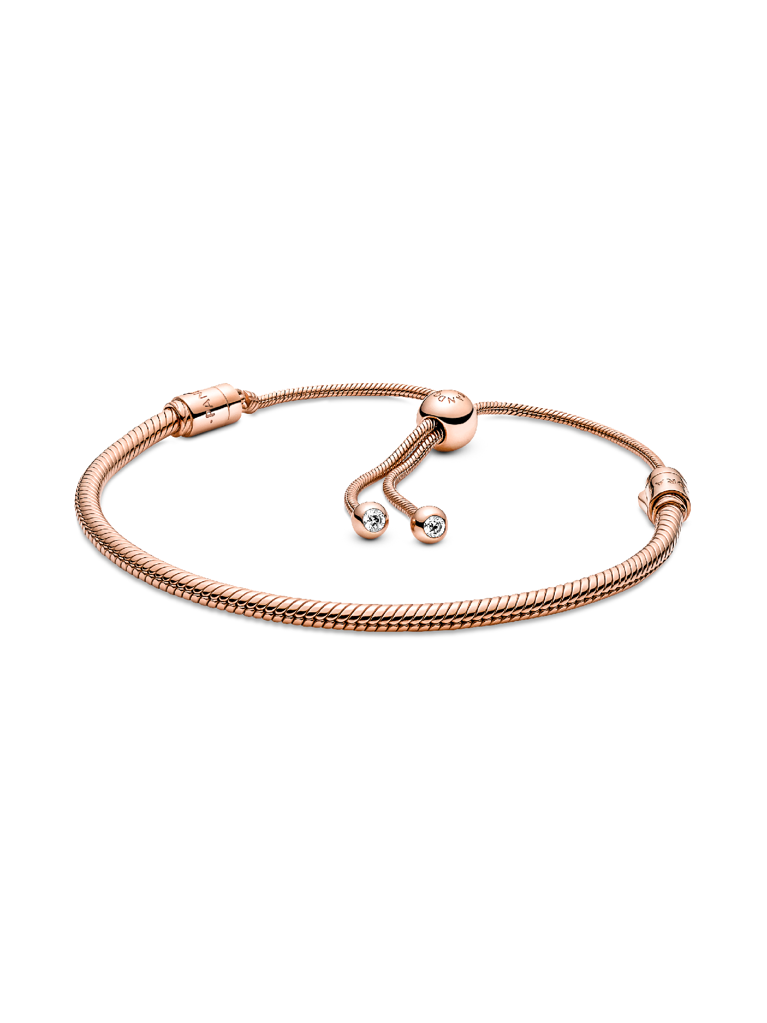 Bracelete Corrente Snake com Fecho Deslizante
