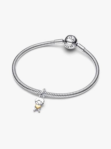 Charm pendente de menino feliz