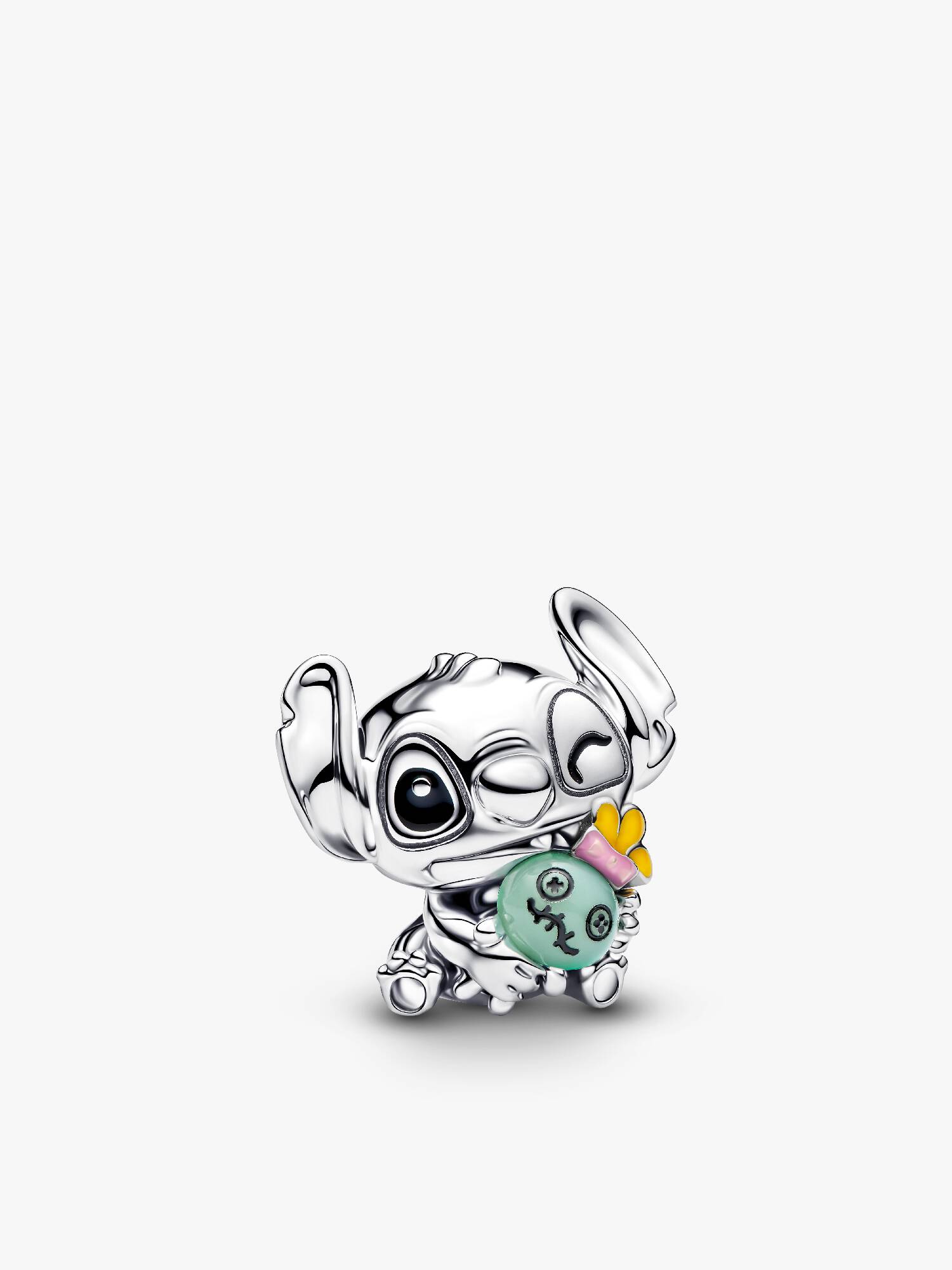 Charm do Stitch e do Scrump da Disney.