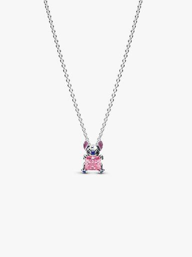 Colar Rosa do Stitch da Disney