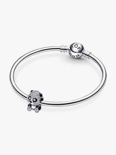Charm de Panda Fofo Brilhante