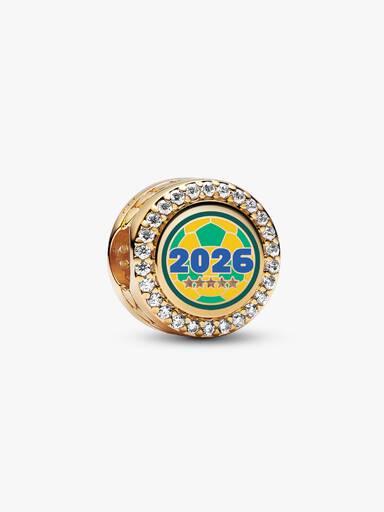 Charm Grabado Balón Fútbol Brasil 2026