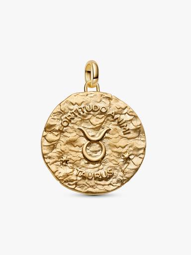 Charm Medalhão Maxi do Zodíaco Signo de Touro