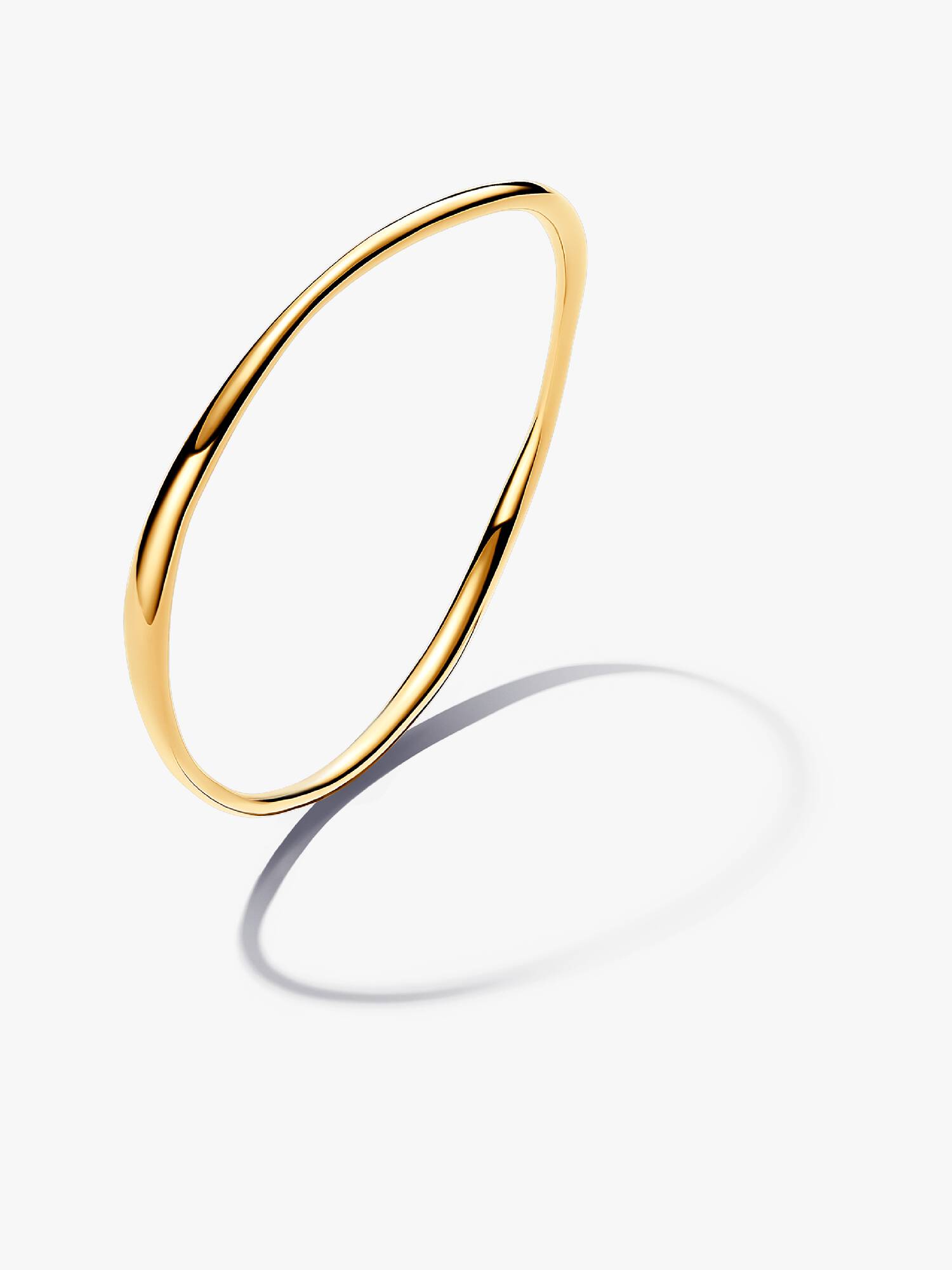 Bracelete Rígido em Forma Orgânica