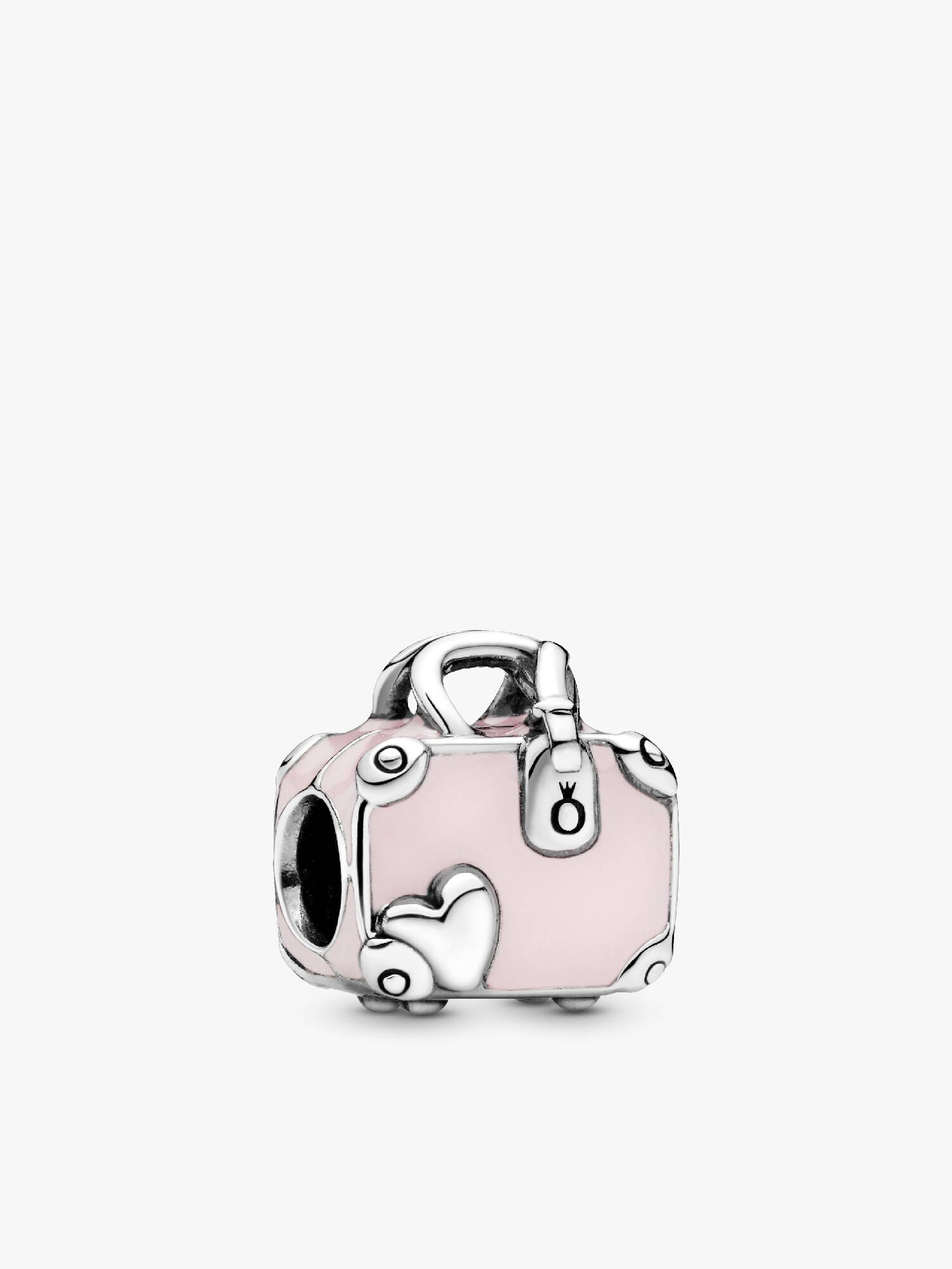 Charm de Mala de Viagem Rosa