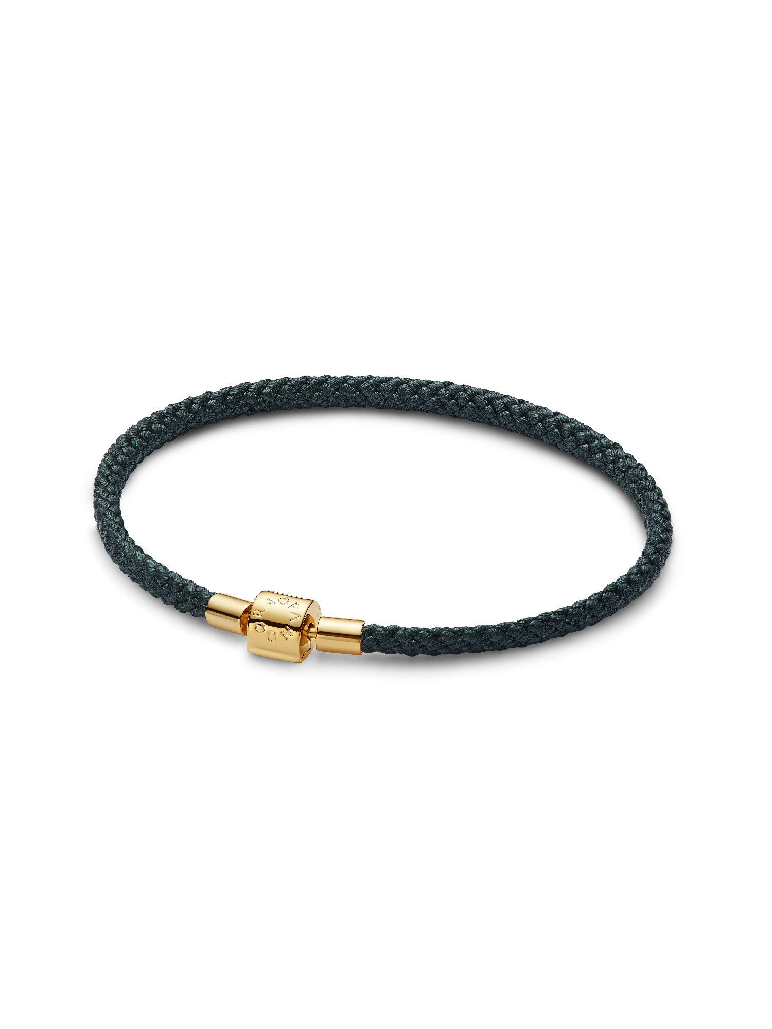 Pulseira de Cordão Verde Cintilante
