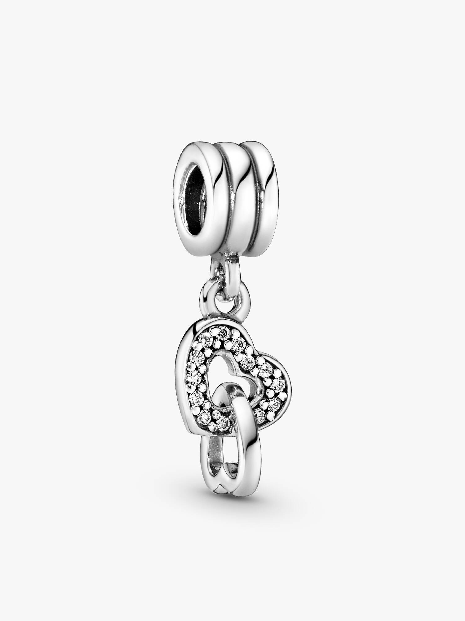 Charm Pendente Corações Entrelaçados
