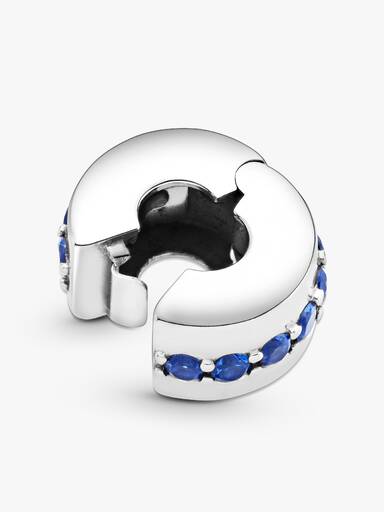 Charm Separador Fileira Azul Brilhante