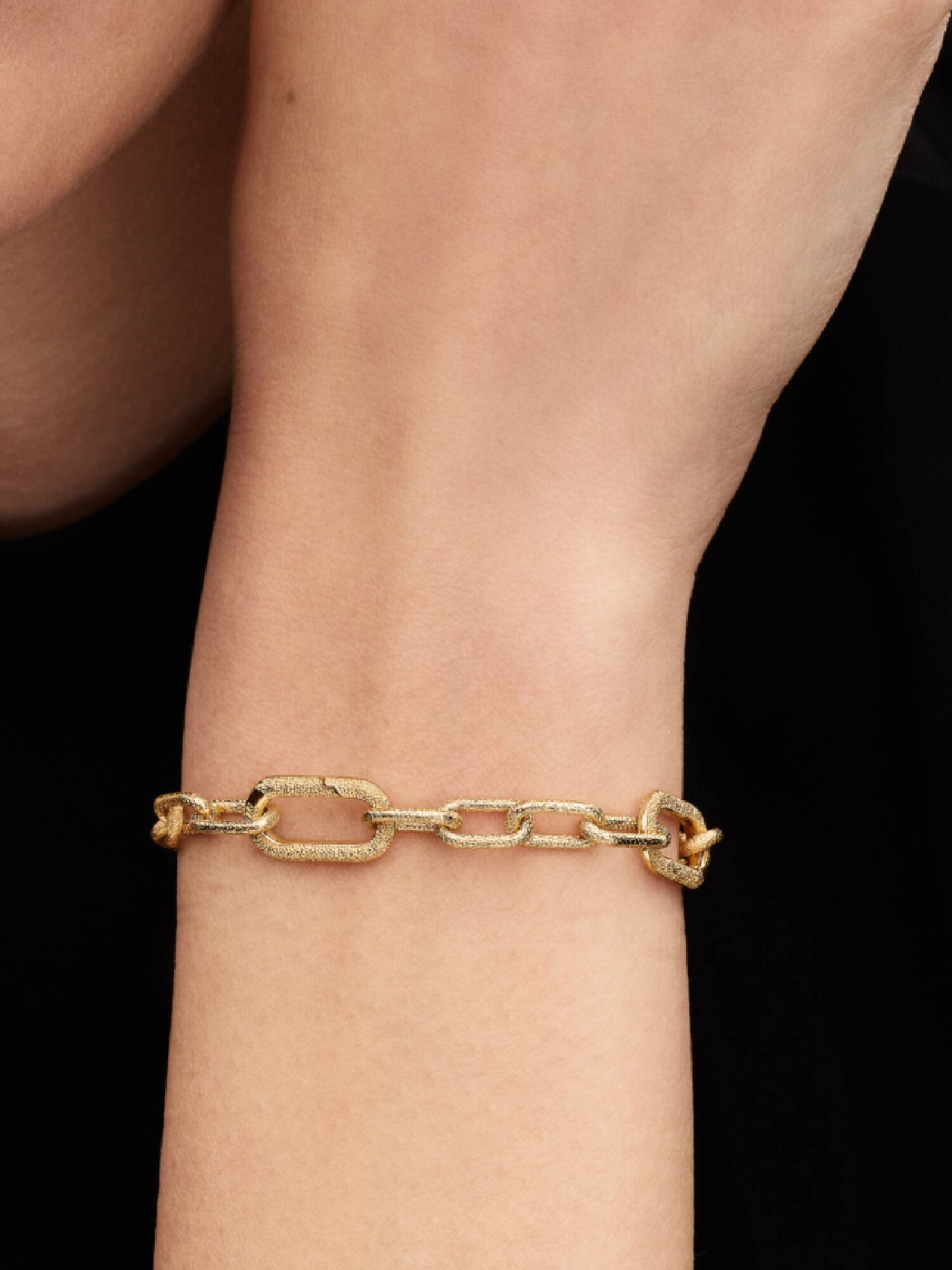Pulseira Corrente de Elos Cravejados Pandora Me