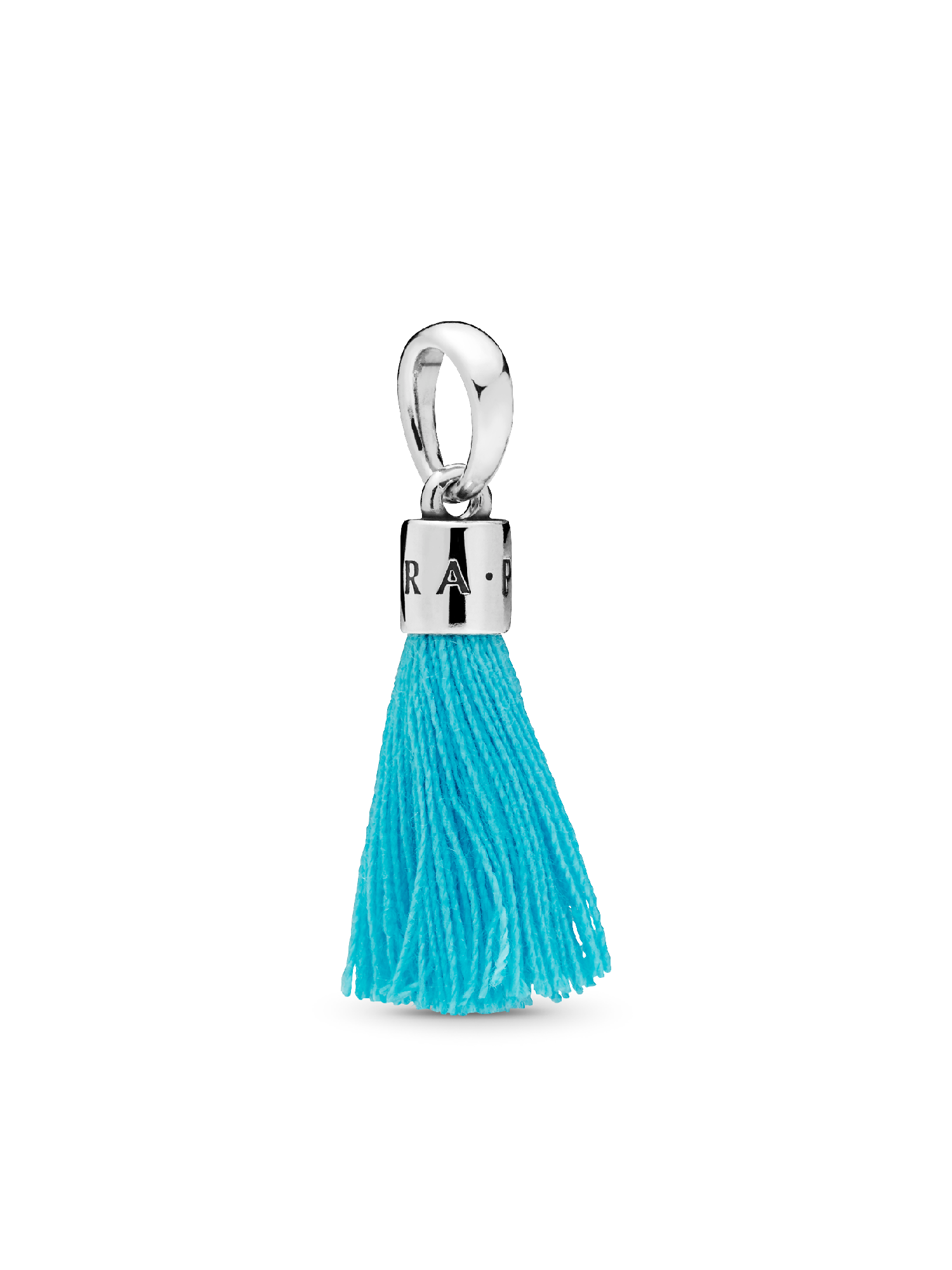 Turquoise Tecido Tassel Charm Pendente