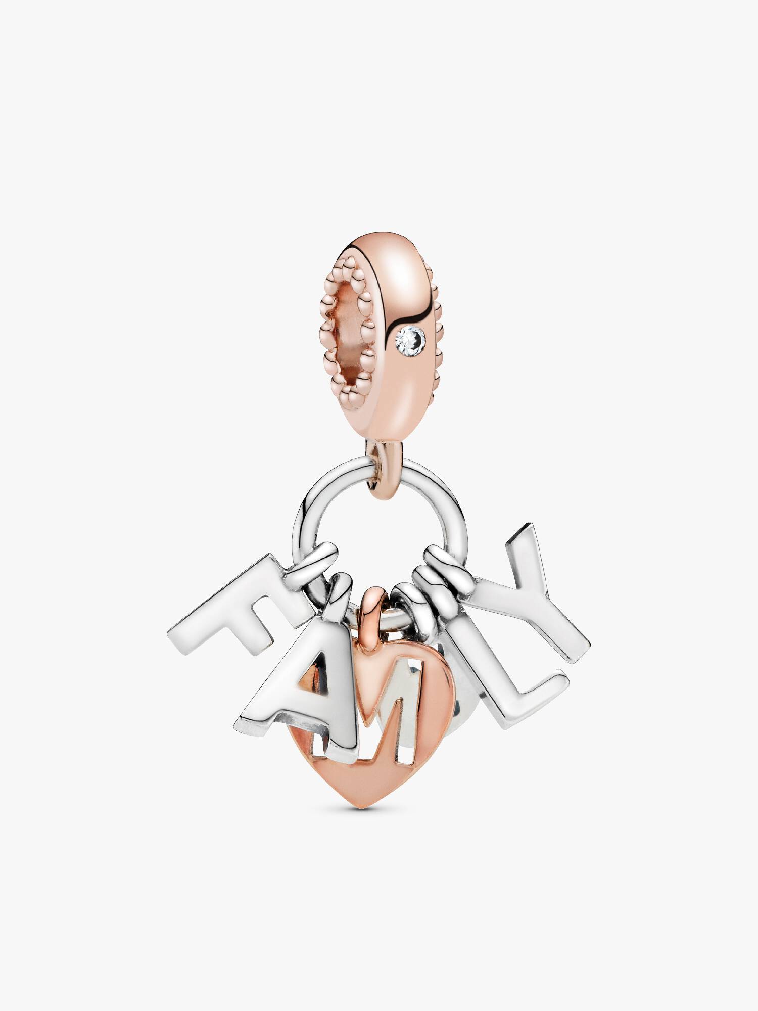 Charm Pendente Letras de Família