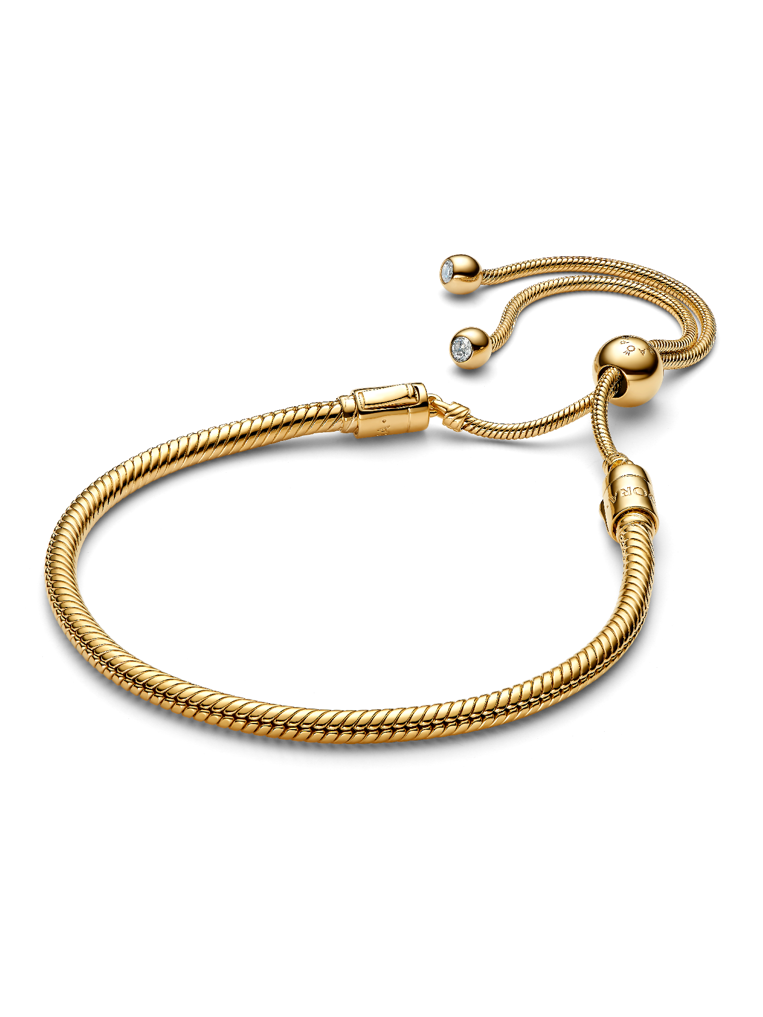 Pulseira Corrente Snake com Fecho Deslizante