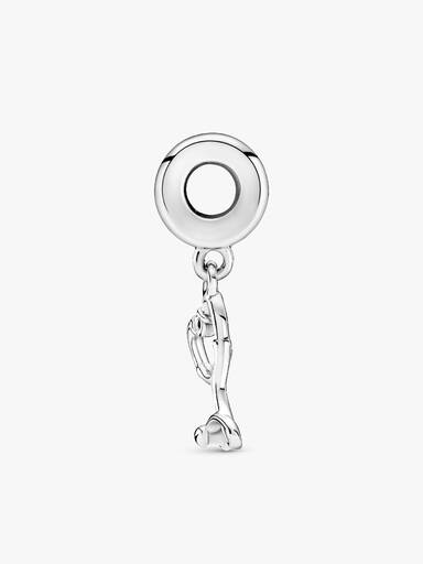 Charm pendente Estetoscópio e Coração