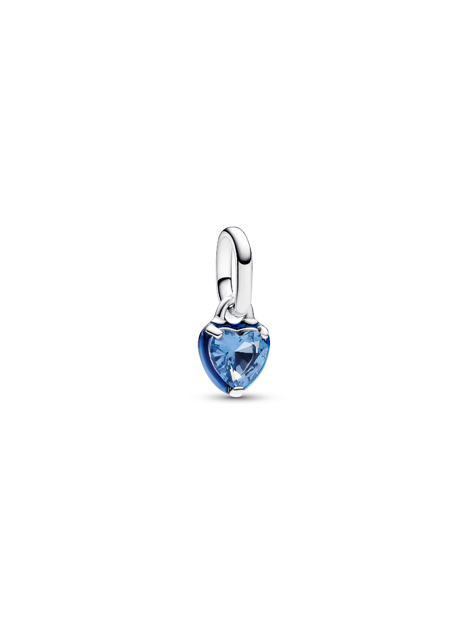 Mini Charm Pendente Coração Chakra Azul Pandora Me