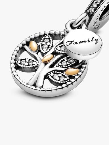 Charm Pendente Árvore da Vida Brilhante
