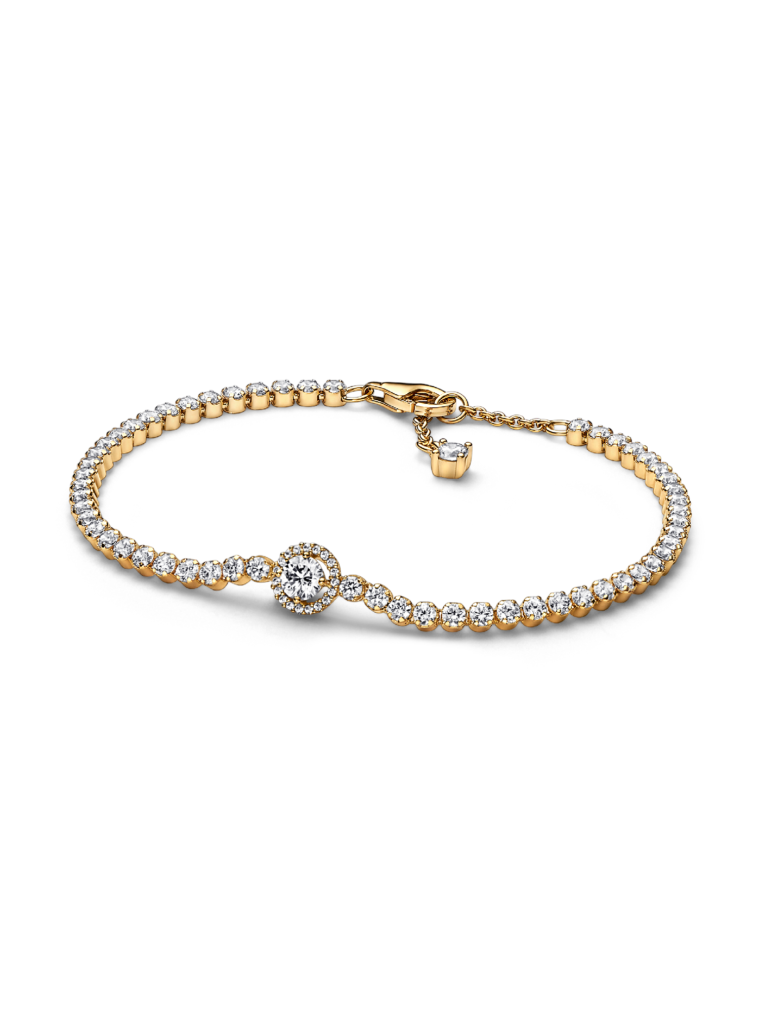 Pulseira Riviera Halo Brilhante