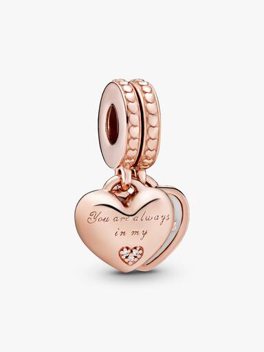 Charm Pendente Sempre Estará em Meu Coração