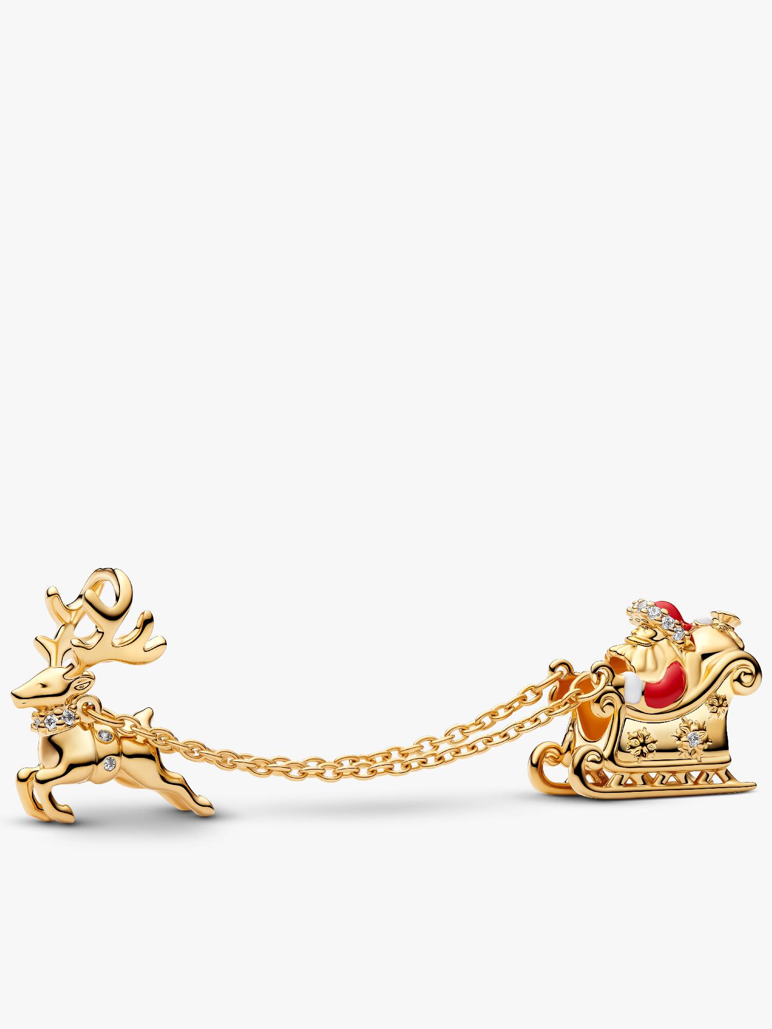 Charm Duplo do Papai Noel 