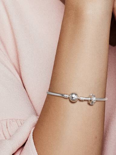Ice cube silver spacer with clear cubic zirconia