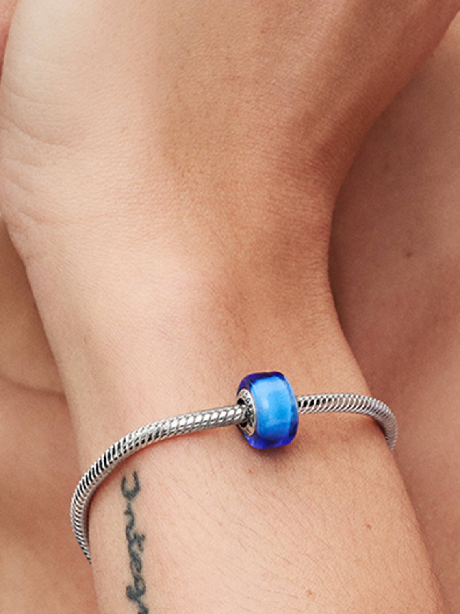 Mini Charm de Vidro de Murano Azul