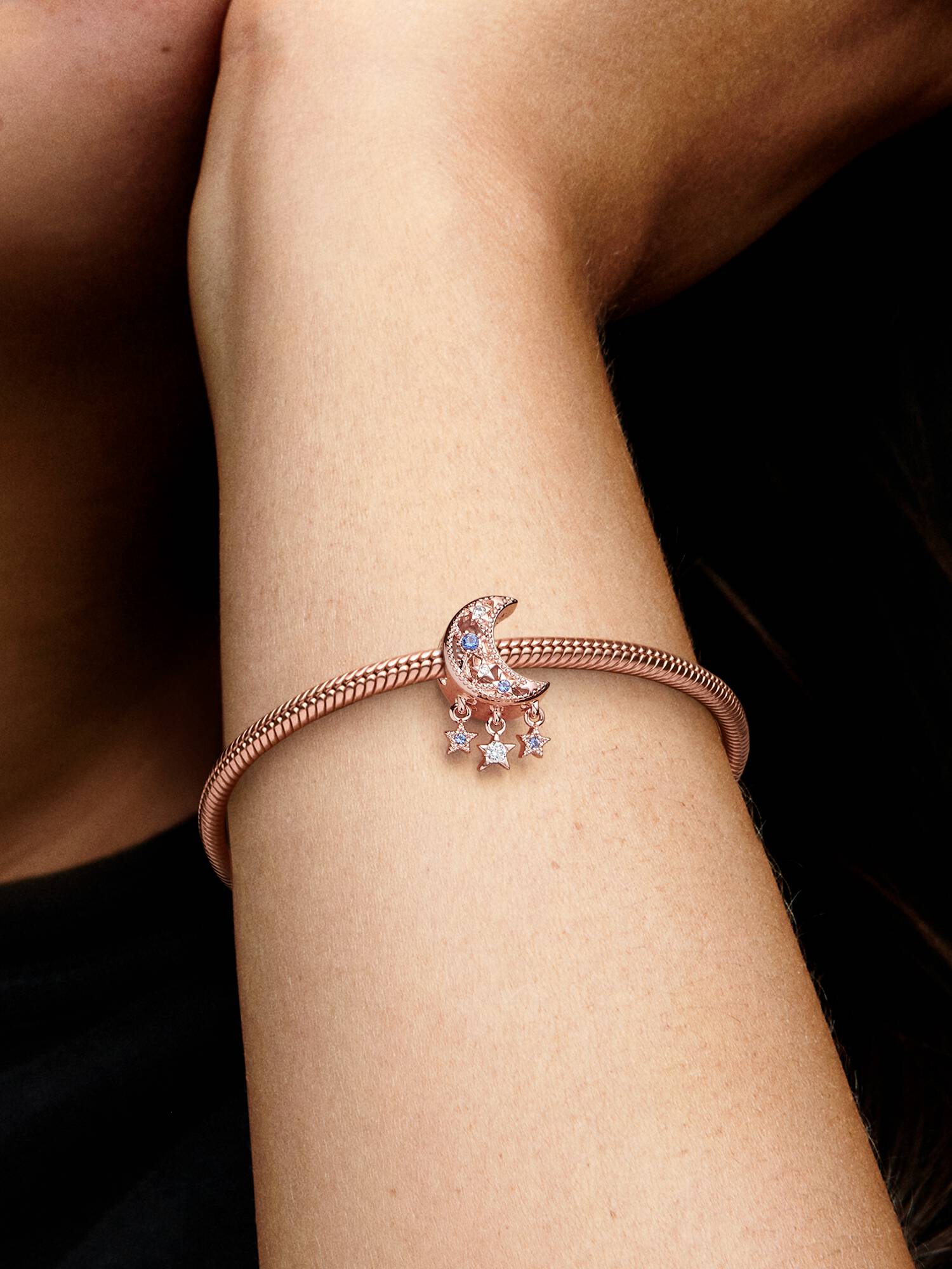 Charm Estrela e Lua Crescente