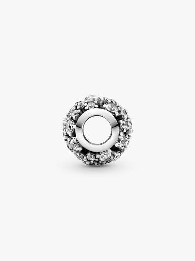 Brilhante Vermelhoondo Vazado Charm