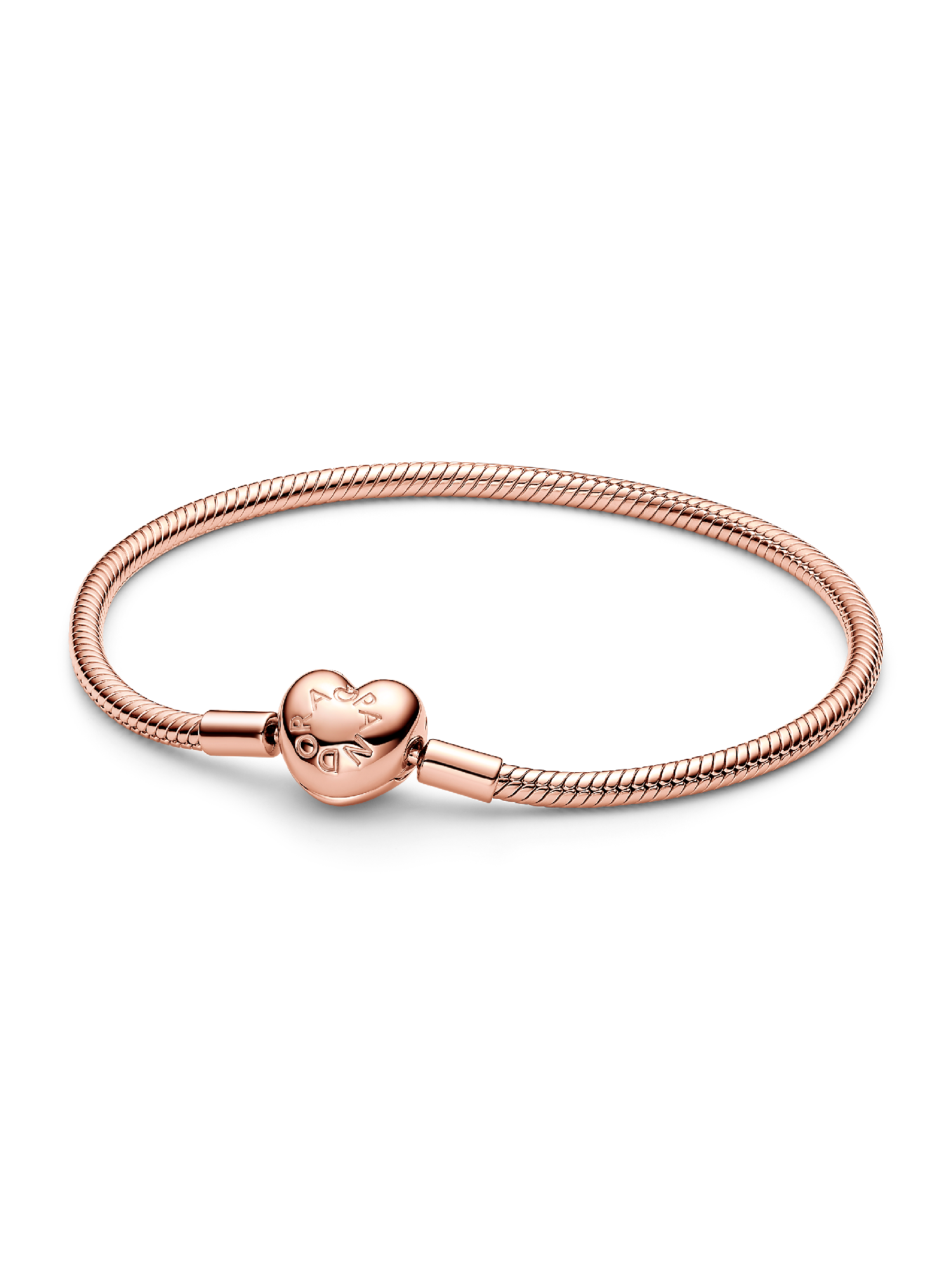 Bracelete Corrente Snake Moments com Fecho de Coração