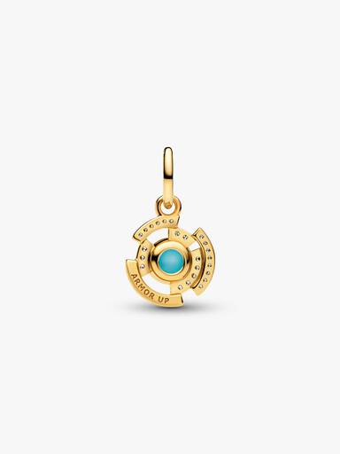 Charm pendente do reator do Homem de Ferro da Marvel