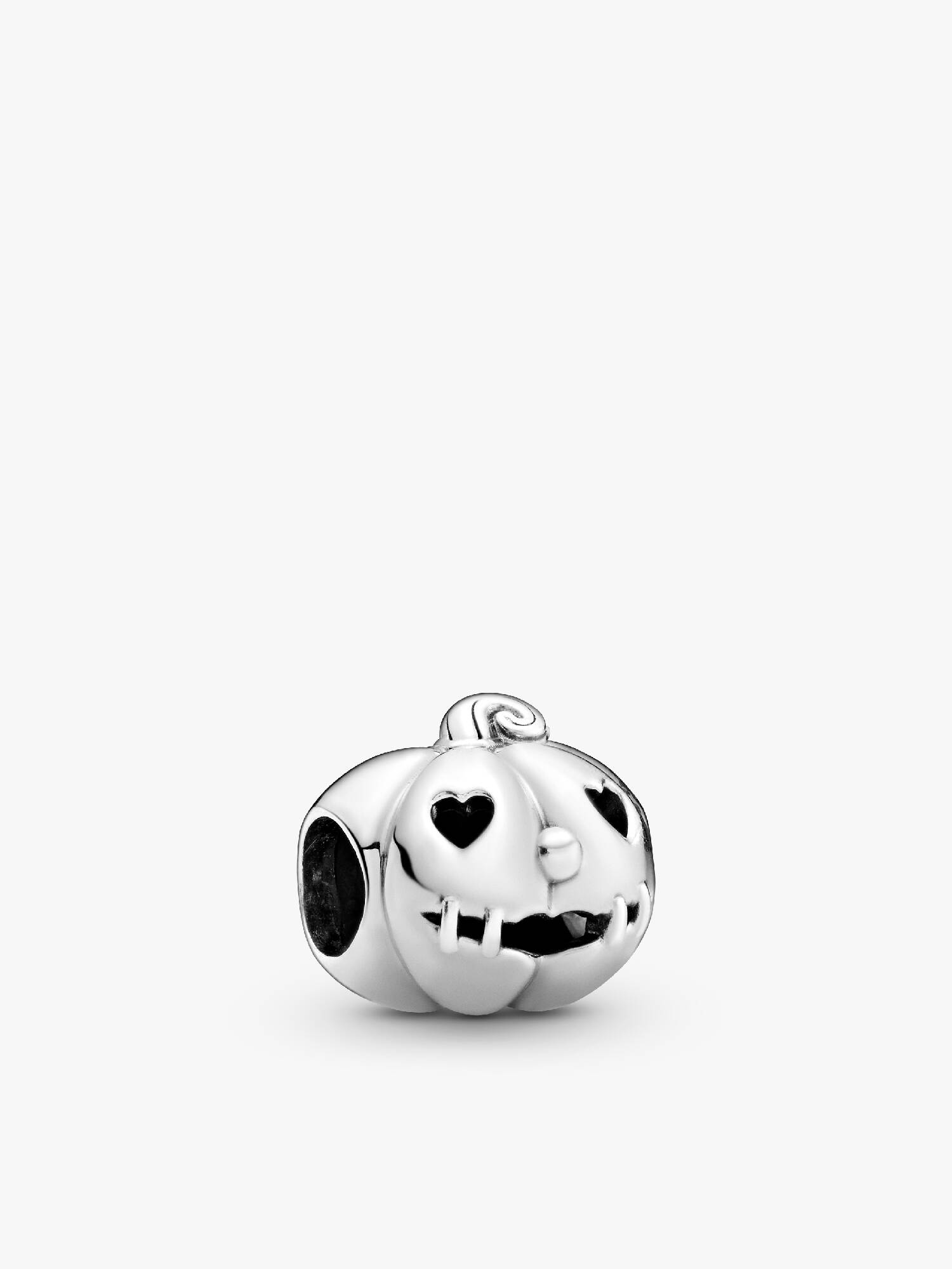 Pumpkin silver charm
