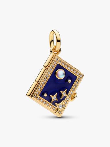 Charm Pendente do Livro Mágico Gravável