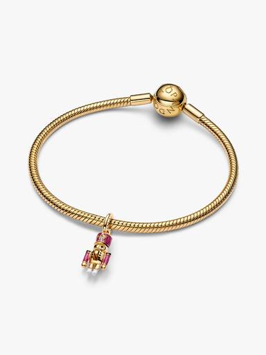 Charm pendente de quebra-nozes móvel