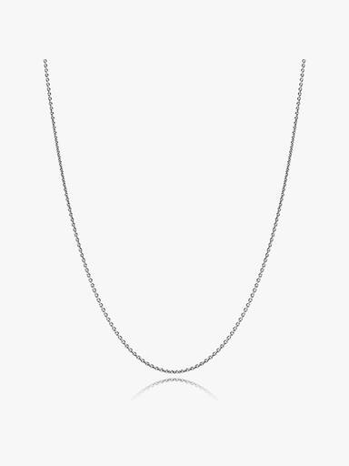 Oxidised silver necklace
