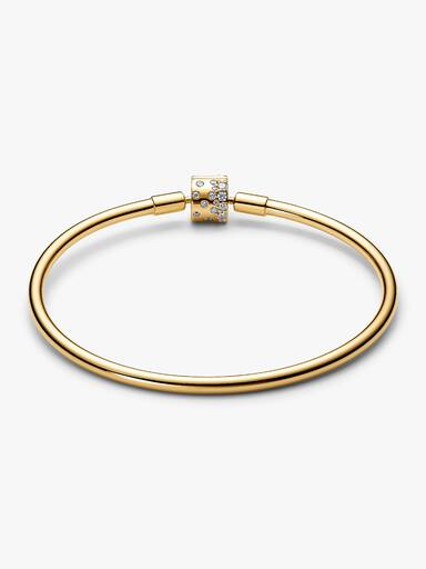 Braceletee Dorado com Cierre de Barril Brilhante