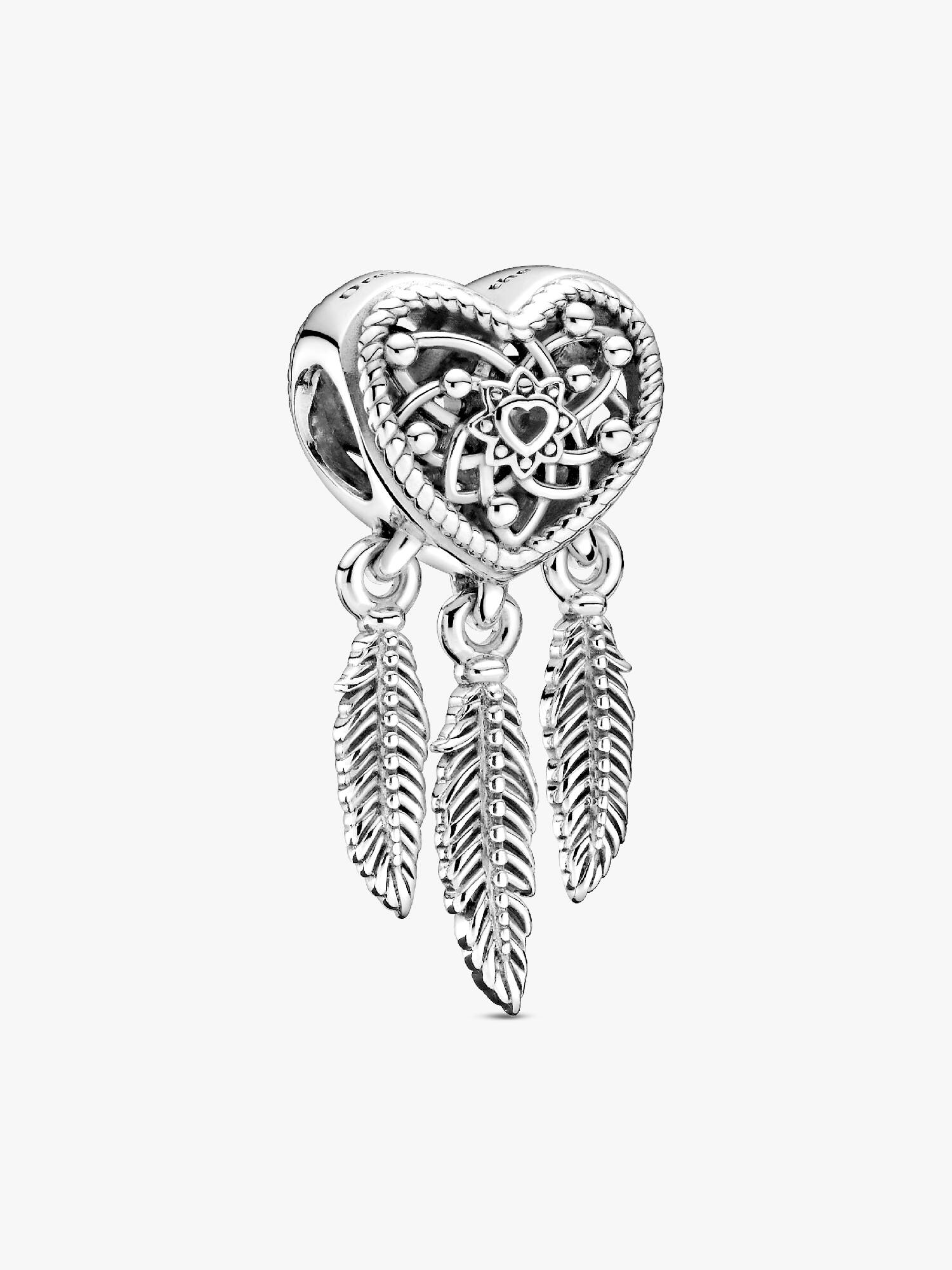 Charm Filtro dos Sonhos em Forma de Coração