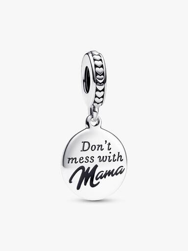 Charm Pendente "Mamãe" Gravável
