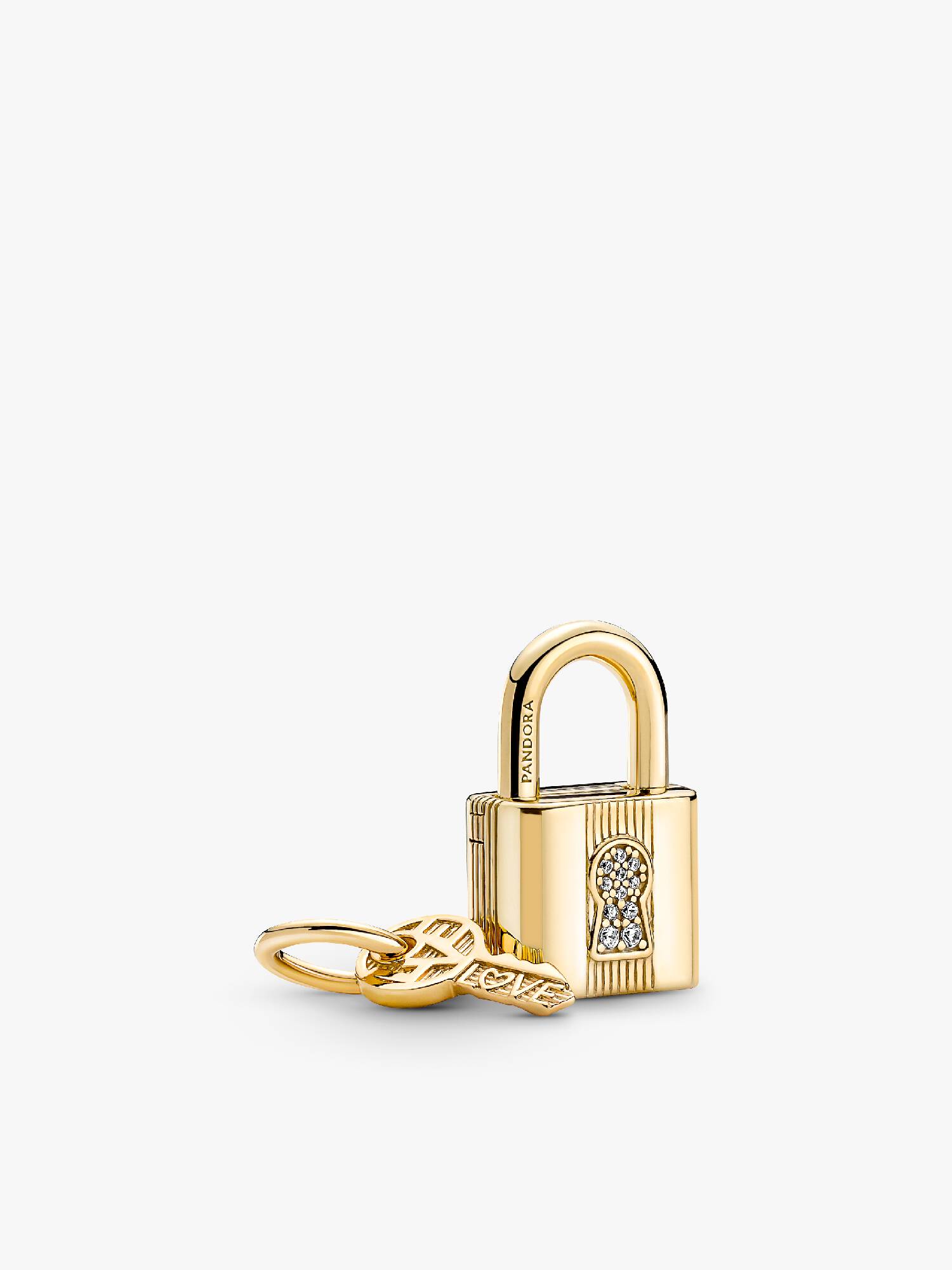 Charm Pendente Divisível Cadeado e Chave