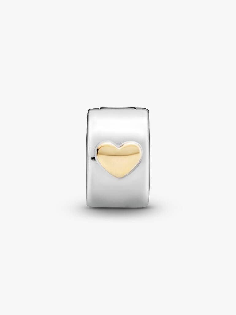 Silver clip with 14k