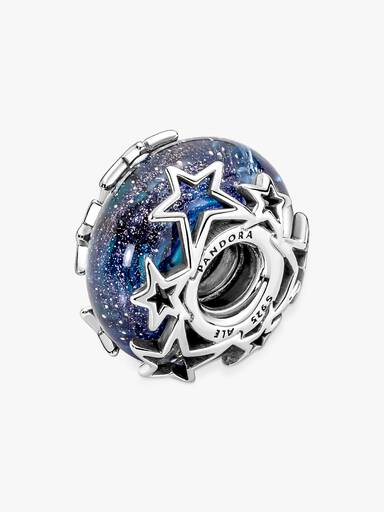 Charm de Murano Azul Galáxia e Estrela