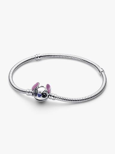 Pulseira Corrente Snake com Fecho do Stitch