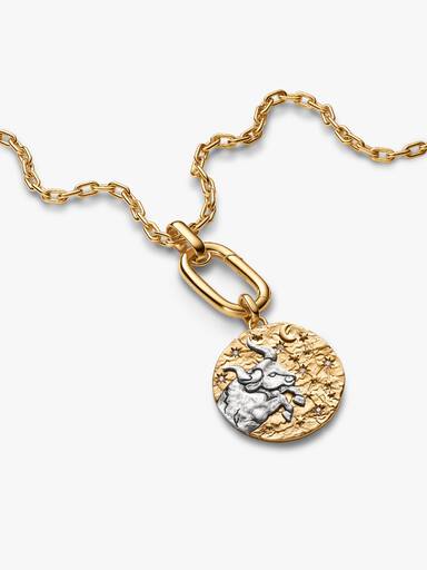 Charm Medalhão Maxi do Zodíaco Signo de Touro