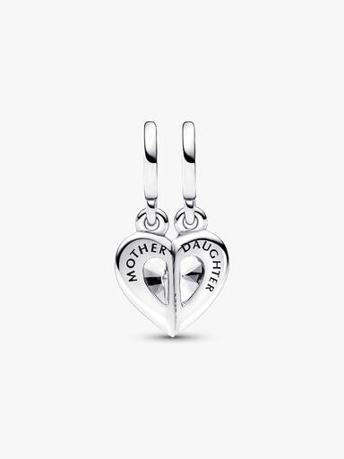 Charm pendente divisível para mãe e filha