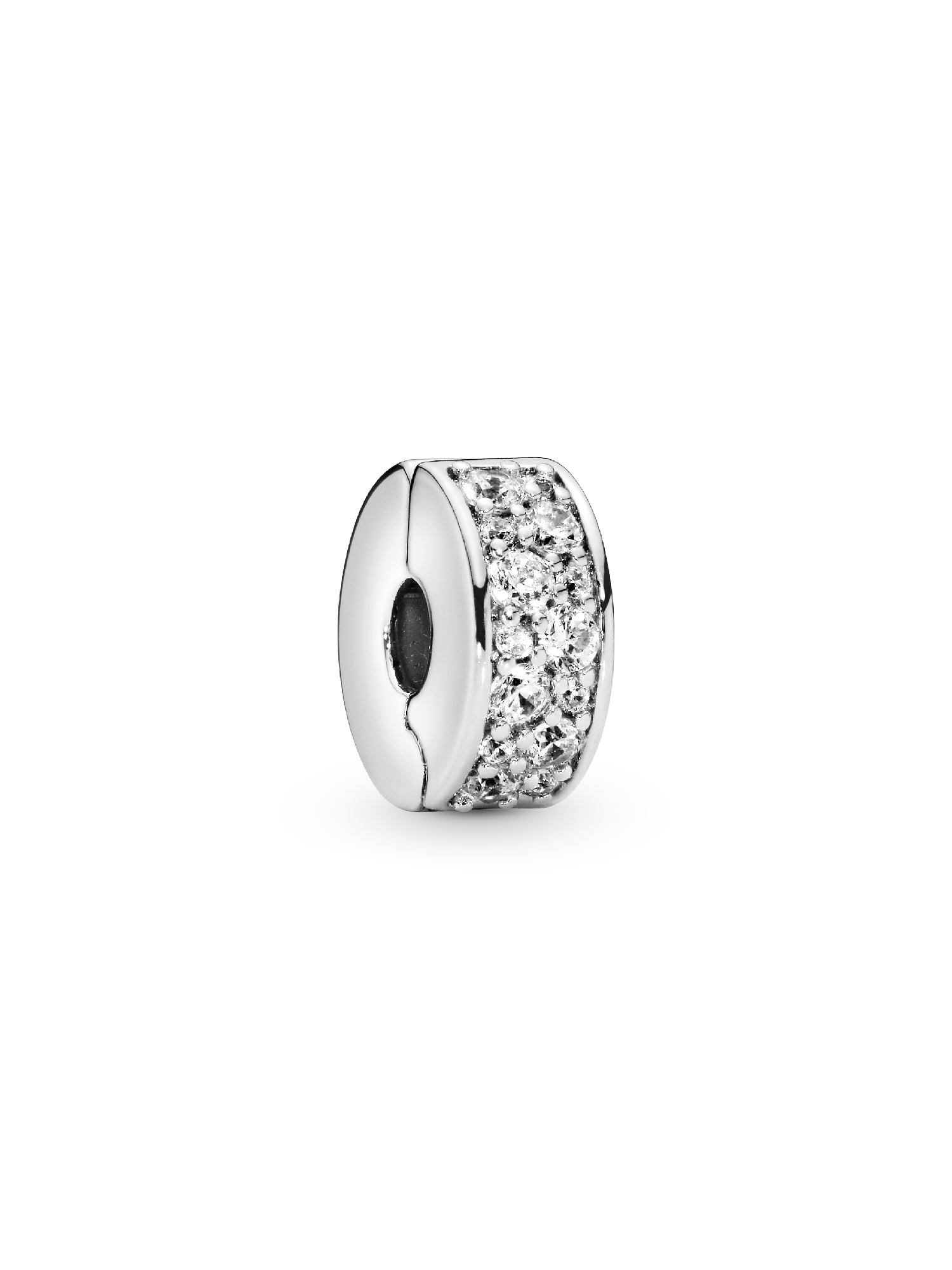Clip Charm Pavé Transparente