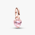 Mini Charm Pendente Coração Rosa Chakra Pandora Me Mini Charm Pendente Coração Rosa Chakra Pandora Me