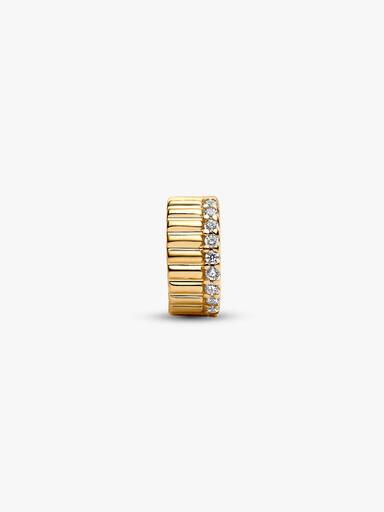 Clip charm com textura canelada
