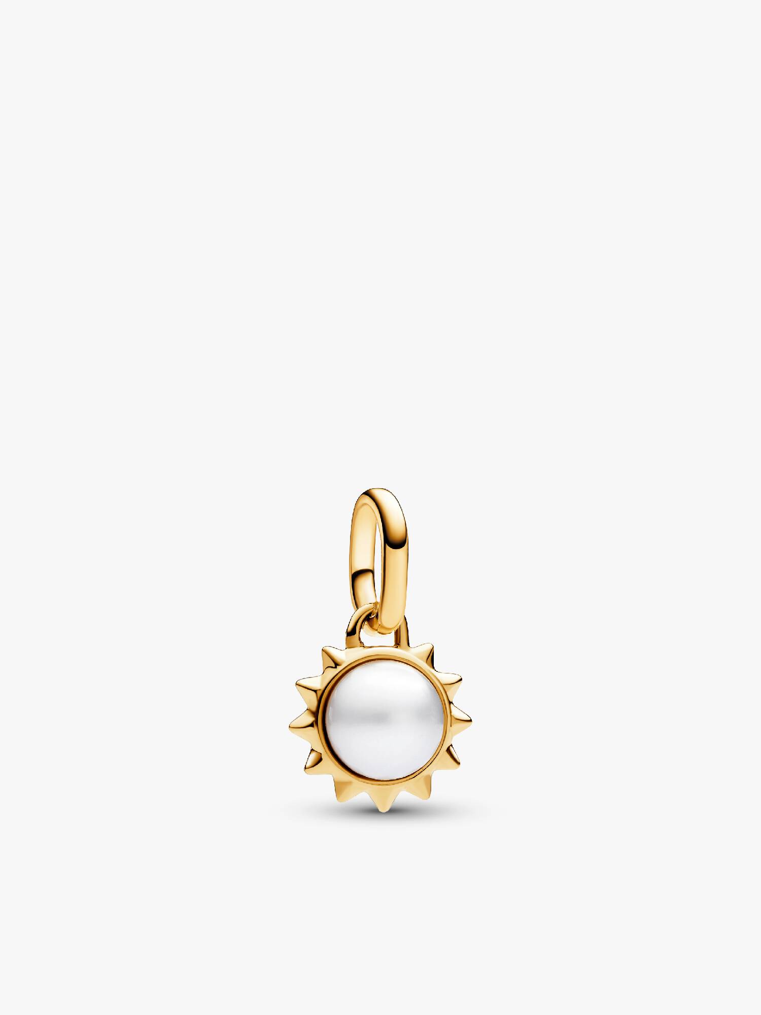 Mini Charm Pendente de Sol Pandora ME Pérola cultivada de água doce com brilho aprimorado