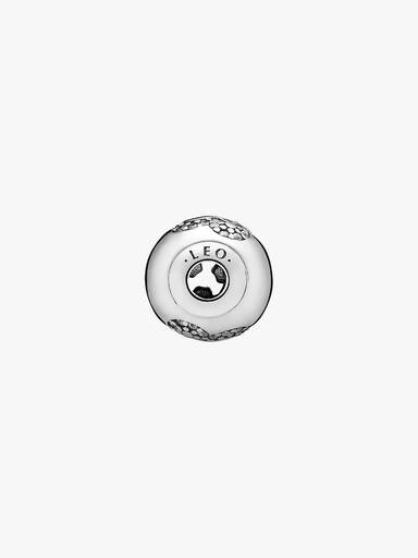 LEO ESSENCE COLLECTION charm in silver with cubic zirconia